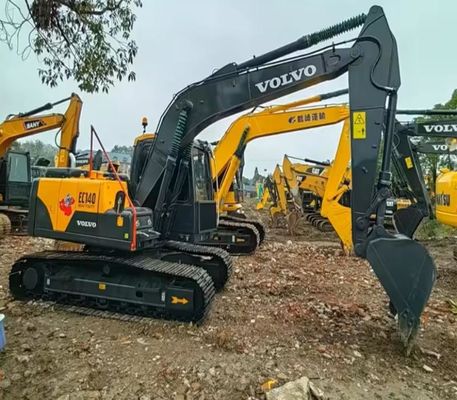 90% เครื่องขุดใหม่ที่ใช้แล้ว volvo EC140DL เครื่องขุดมือสอง ขาย