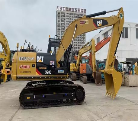 USED Caterpillar สภาพดี CAT 320D2 เครื่องขุดแคลนราคาถูก สําหรับขาย