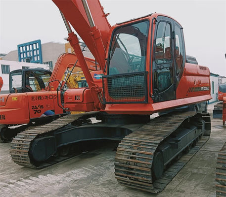 เครื่องขุดคราวน์มือสอง Doosan DX300LC ของญี่ปุ่นเดิมมือสองที่มีเครื่อง DE08TIS
