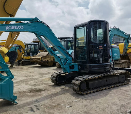 SK55SRX มือสอง สภาพดี Kobelco Excavators 5260kg กับ 0.12m3 ความจุถัง
