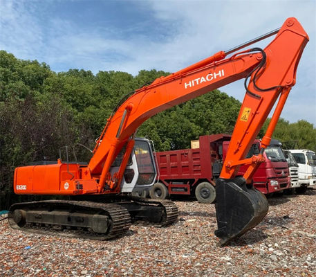 19400KG สีส้ม สภาพดี มือสอง ฮิตาชิ Excavator Zx200 กับ ISUZU AA-6BGIT เครื่องยนต์
