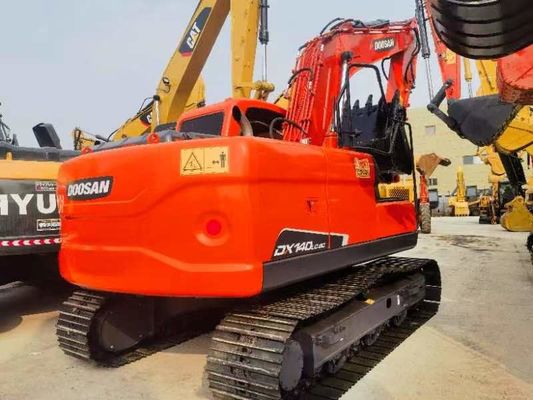 สภาพดี มือสอง Doosan DX140 เครื่องขุดไฮดรอลิก Crawler ขาย