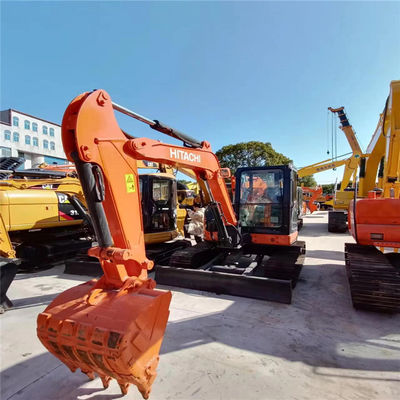 เครื่องขุด Mini Used ZX55 ชั่วโมงทํางานต่ํา HITACHI ZX55USR เครื่องขุด Crawler