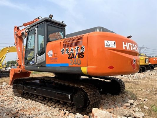 ชั่วโมงทํางานต่ํา Hitachi Zx240 เครื่องขุดไฮดรอลิก Crawler ในคลัง สําหรับขาย