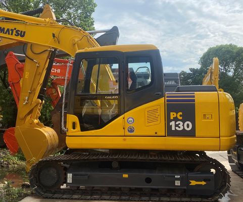 มือสอง Komatsu PC 130 ใช้ Hydraulic Crawler Excavator Digger เครื่องขุด