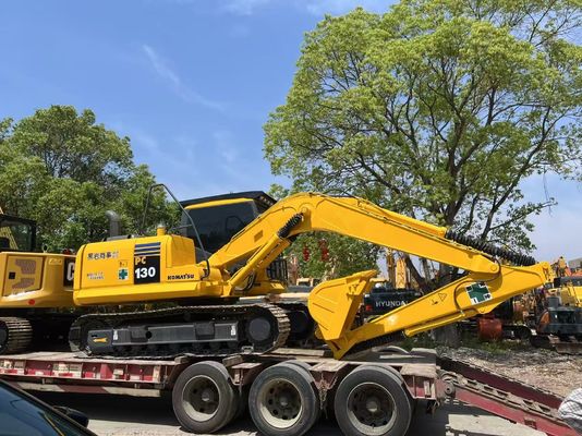 13 TON เครื่องขุดขนาดเล็ก โคมาตซู PC130 เครื่องขุดมือสอง โคมาตซู PC130 ในคลัง