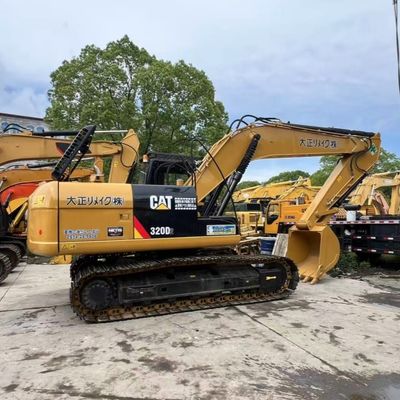ใช้ CAT 320GC Caterpillar Excavator เครื่องขุดขนาดกลาง 20 ตัน สถานที่ทํางานพร้อม