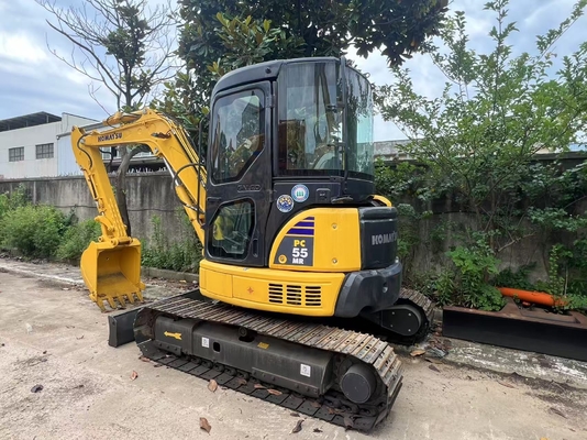 ใช้เดิม มินิ 5.5 ตันสําหรับ Komatsu PC55 เครื่องขุดขนาดเล็กญี่ปุ่นที่มีส่วนประกอบหลัก พั๊มเครื่องยนต์