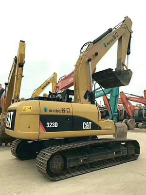 อุปกรณ์ขุดที่ใช้ของญี่ปุ่น นําเข้า 23 ตัน CAT 323D อุปกรณ์พร้อมเครื่องยนต์ Caterpillar C6.6