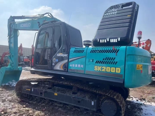 ลดราคาพิเศษ รถขุด Kobelco SK200D แบบตีนตะขาบ รถขุด 20 ตัน เครื่องยนต์ประสิทธิภาพสูง ประหยัดน้ำมัน Kobelco 200