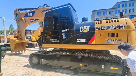 รถขุด 20 ตันมือสอง Caterpillar 320 320D 320D2 พร้อมอะไหล่หลัก มอเตอร์ เกียร์ แบริ่ง PLC
