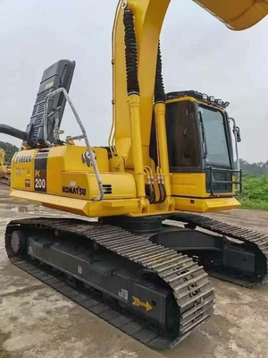 รถขุดตีนตะขาบไฮดรอลิก Komatsu200-8 PC120-6 120-7 120-8 PC130 PC200-6 ผลิตในญี่ปุ่นของแท้ ชั่วโมงการทำงานต่ำ