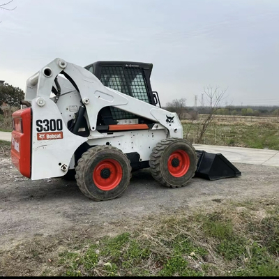 Turbo Diese T7 การแขวนยาง Superior อริจินอล Bobcat S300 Skid-Steer Loader 74HP