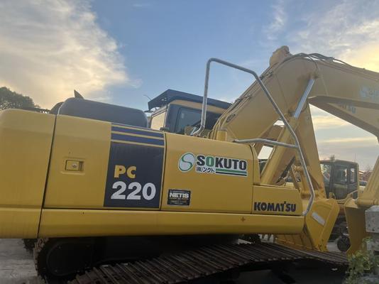 Komatsu PC220 เครื่องขุดขนาดกลาง สําหรับงานก่อสร้างวิศวกรรม อุปกรณ์พิเศษสําหรับงานดิน